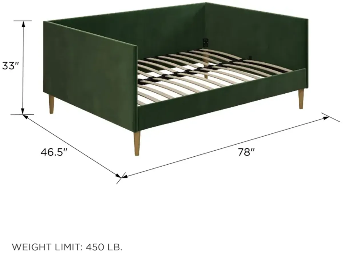 Franklin Mid Century Upholstered Daybed Contemporary Design