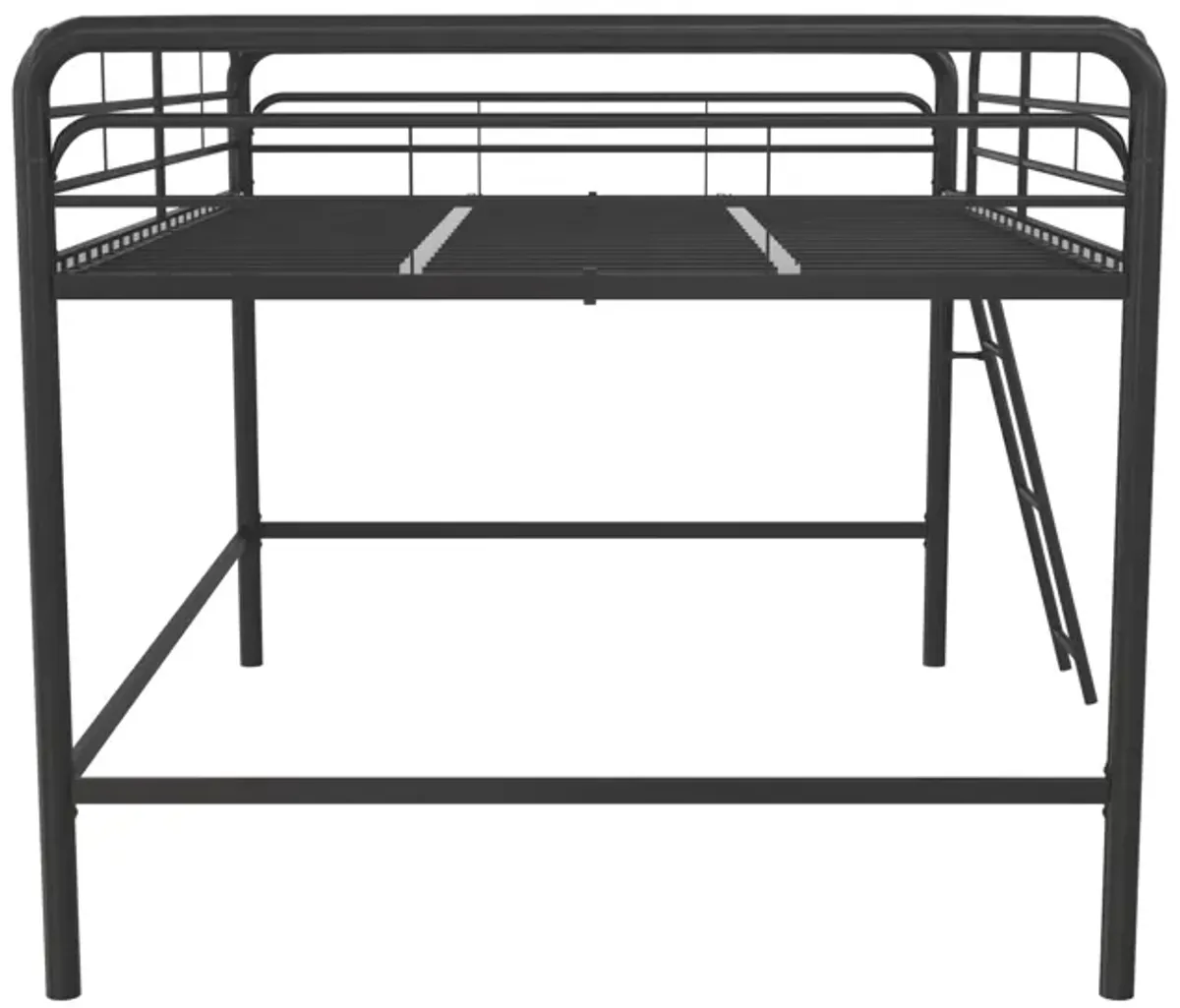 Jett Junior Full Metal Loft Bed with 3 Step Ladder