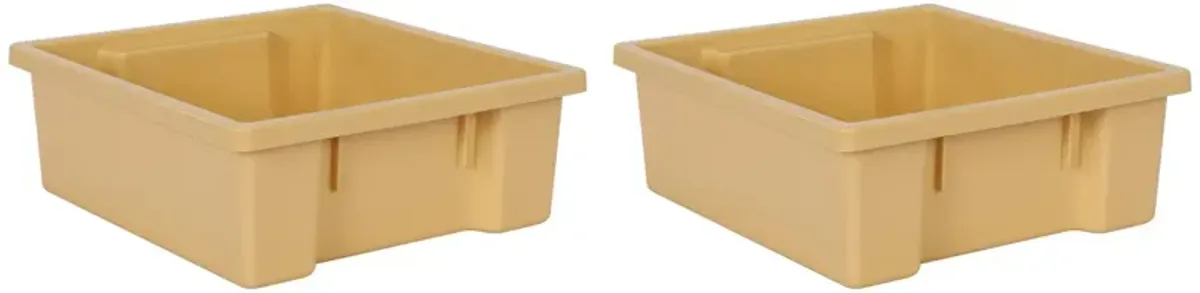 Bunny Small Durable Plastic Storage Bins, Set of 4