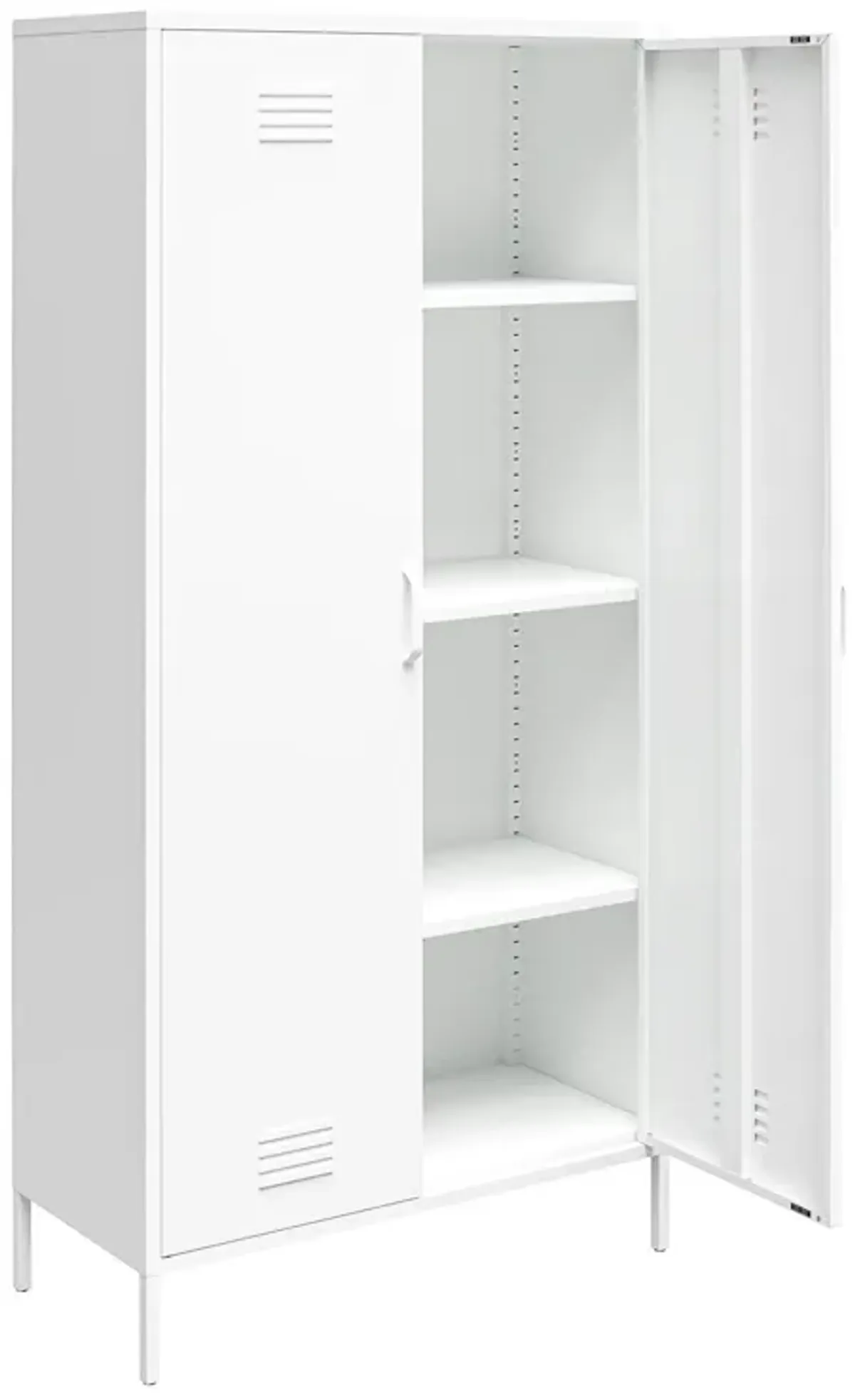 Shadwick 2 Door Tall Metal Locker Style Storage Cabinet