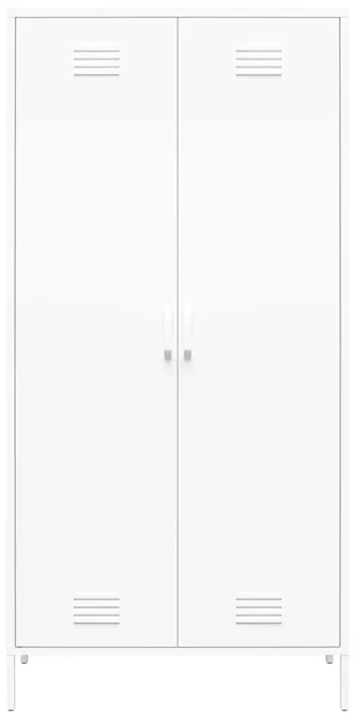 Shadwick 2 Door Tall Metal Locker Style Storage Cabinet