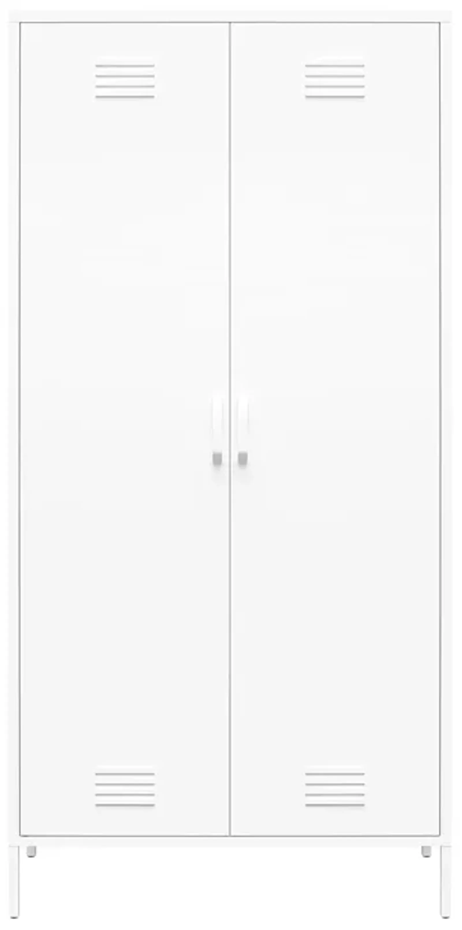 Shadwick 2 Door Tall Metal Locker Style Storage Cabinet