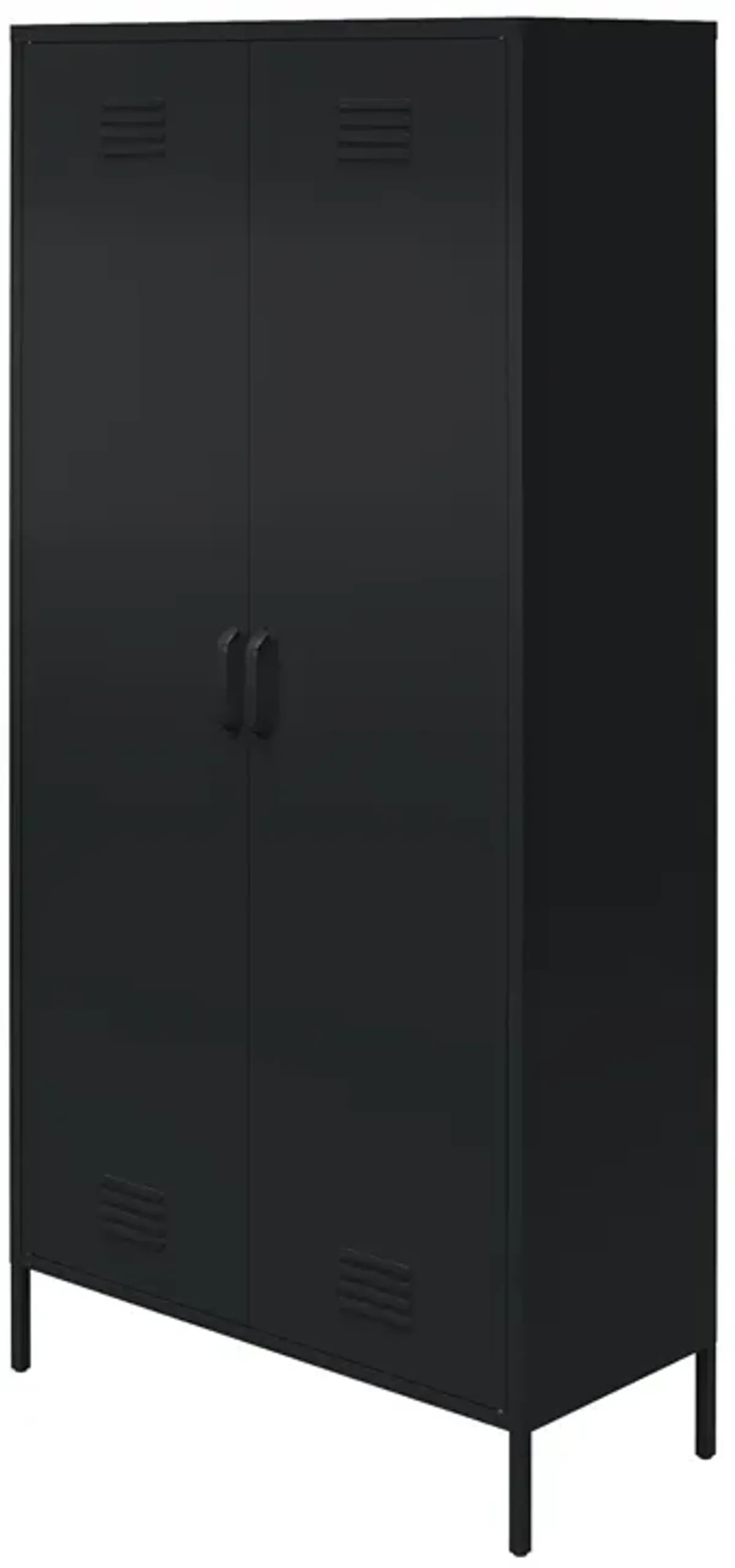 Shadwick 2 Door Tall Metal Locker Style Storage Cabinet