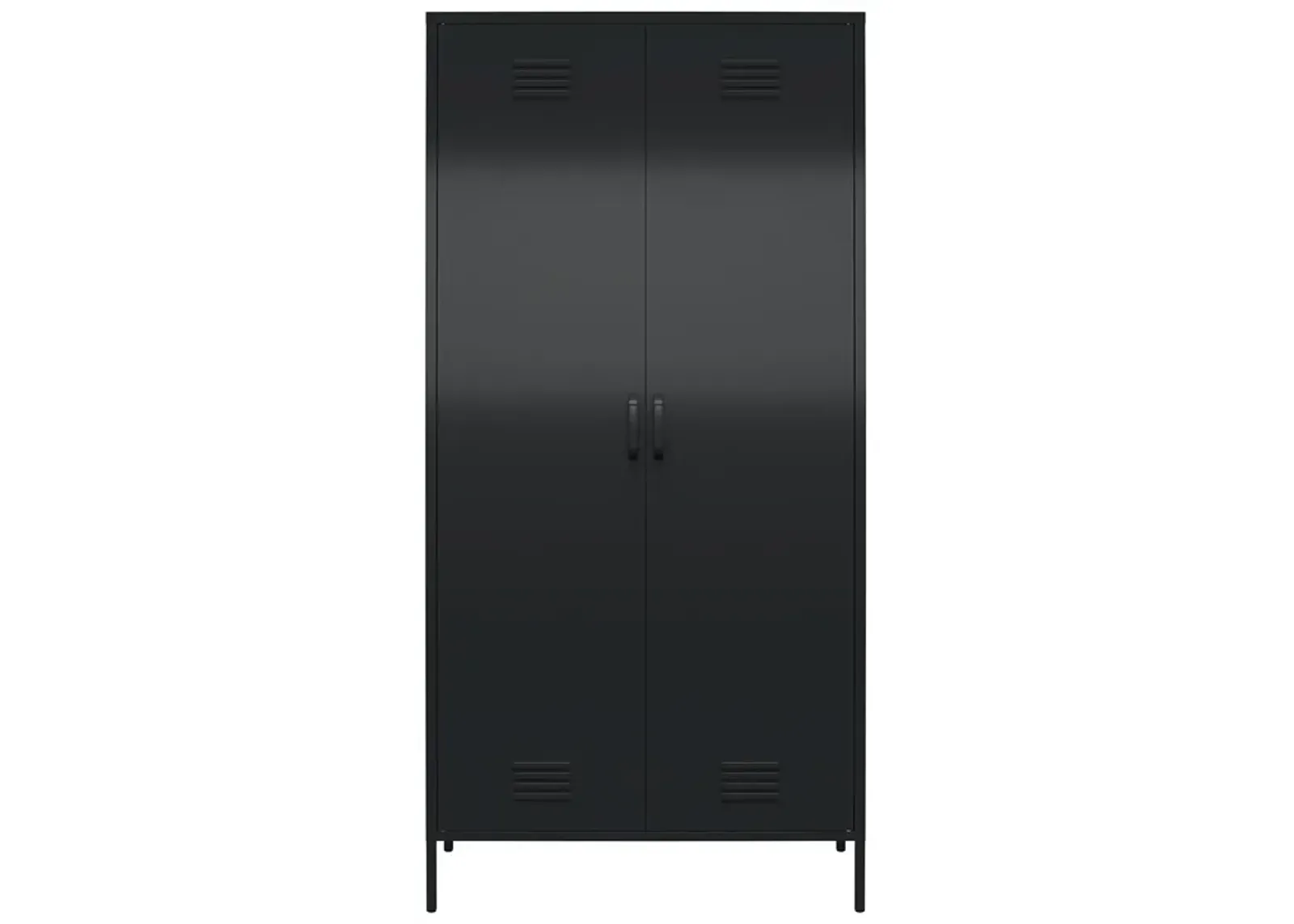 Shadwick 2 Door Tall Metal Locker Style Storage Cabinet