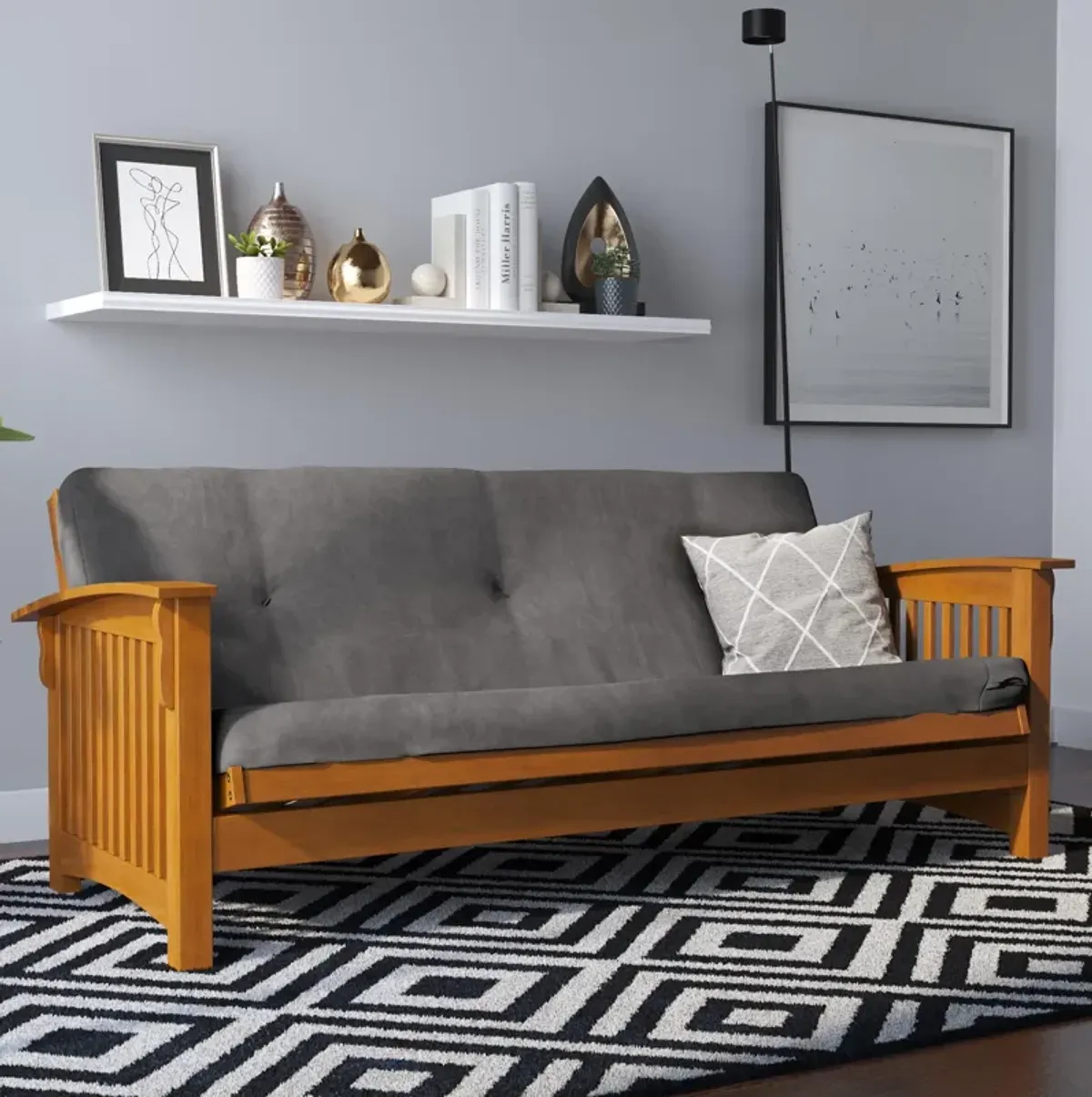 Eve 6 Inch Thermobonded High Density Polyester Fill Futon Mattress