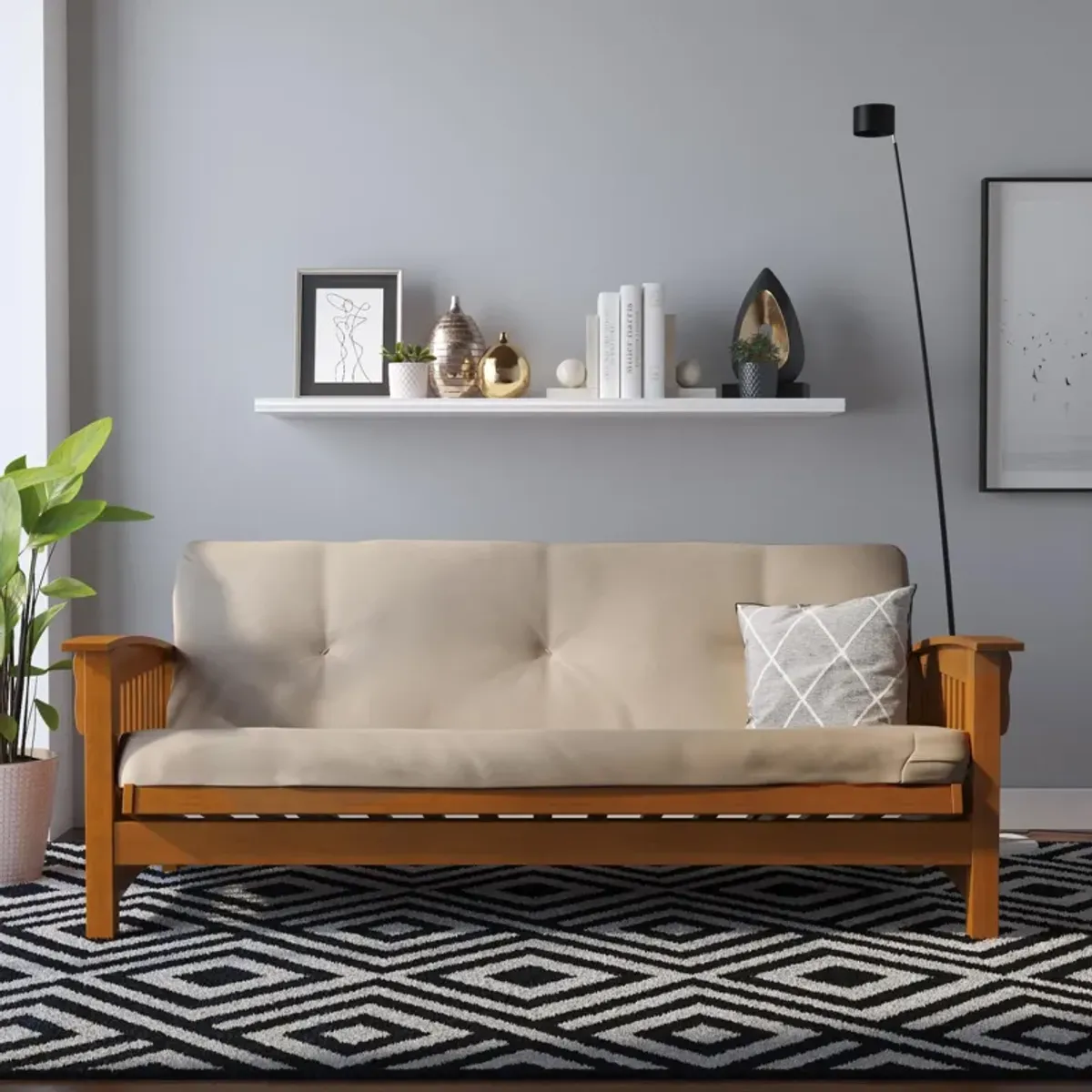 Eve 6 Inch Thermobonded High Density Polyester Fill Futon Mattress