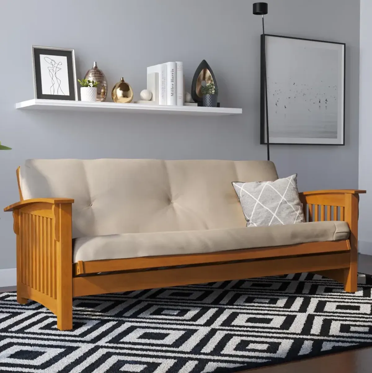 Eve 6 Inch Thermobonded High Density Polyester Fill Futon Mattress