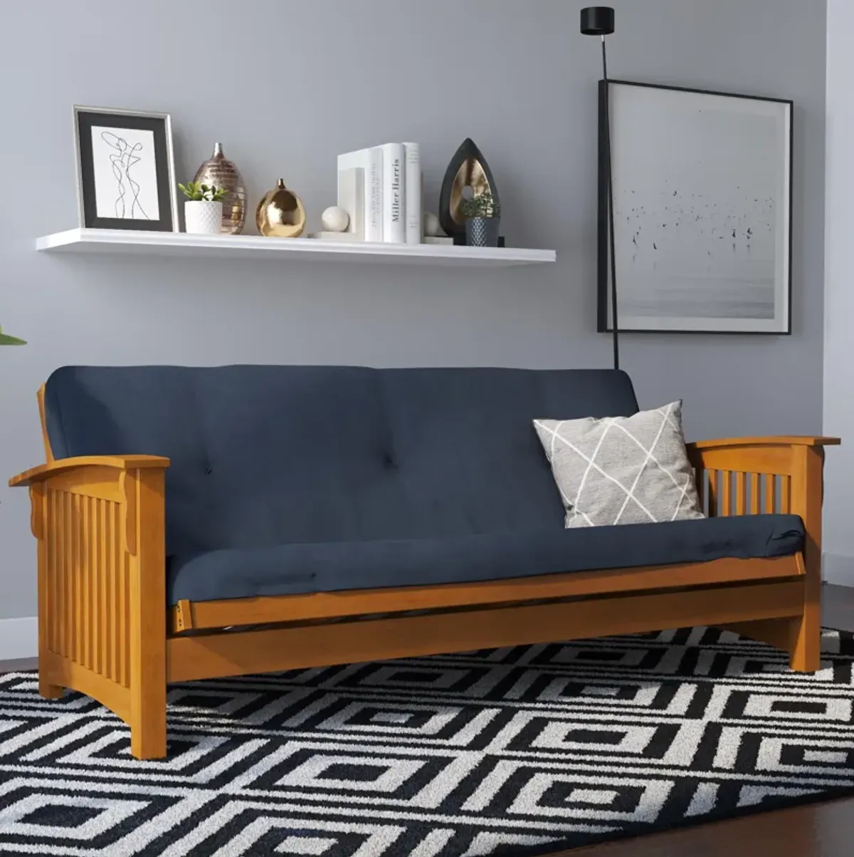 Eve 6 Inch Thermobonded High Density Polyester Fill Futon Mattress