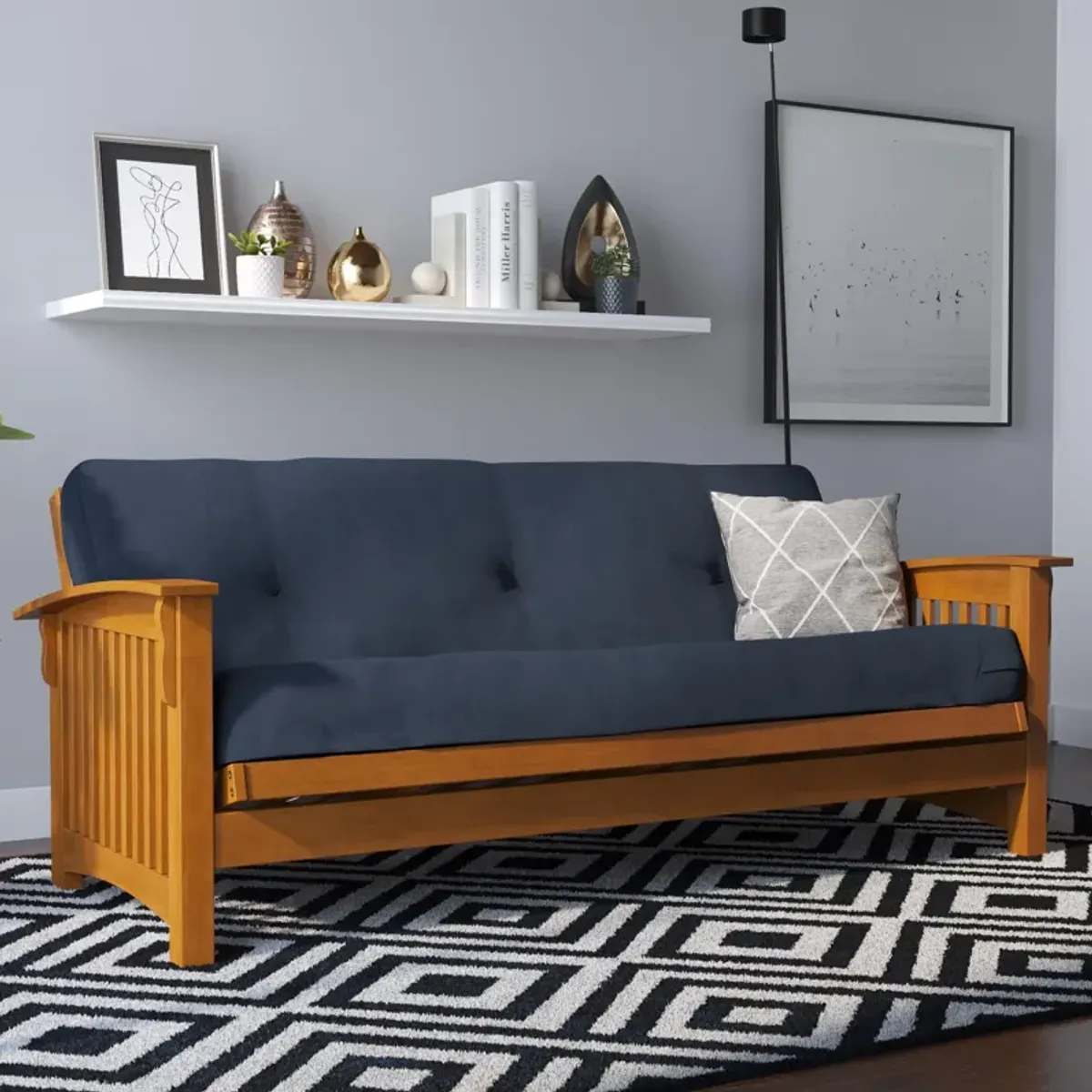 Eve 8 Inch Thermobonded High Density Polyester Fill Futon Mattress
