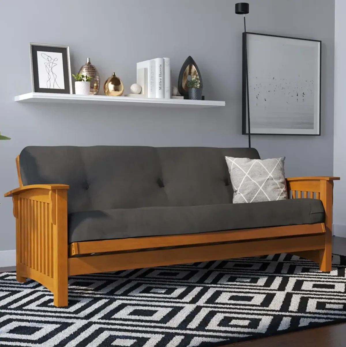 Eve 8 Inch Thermobonded High Density Polyester Fill Futon Mattress