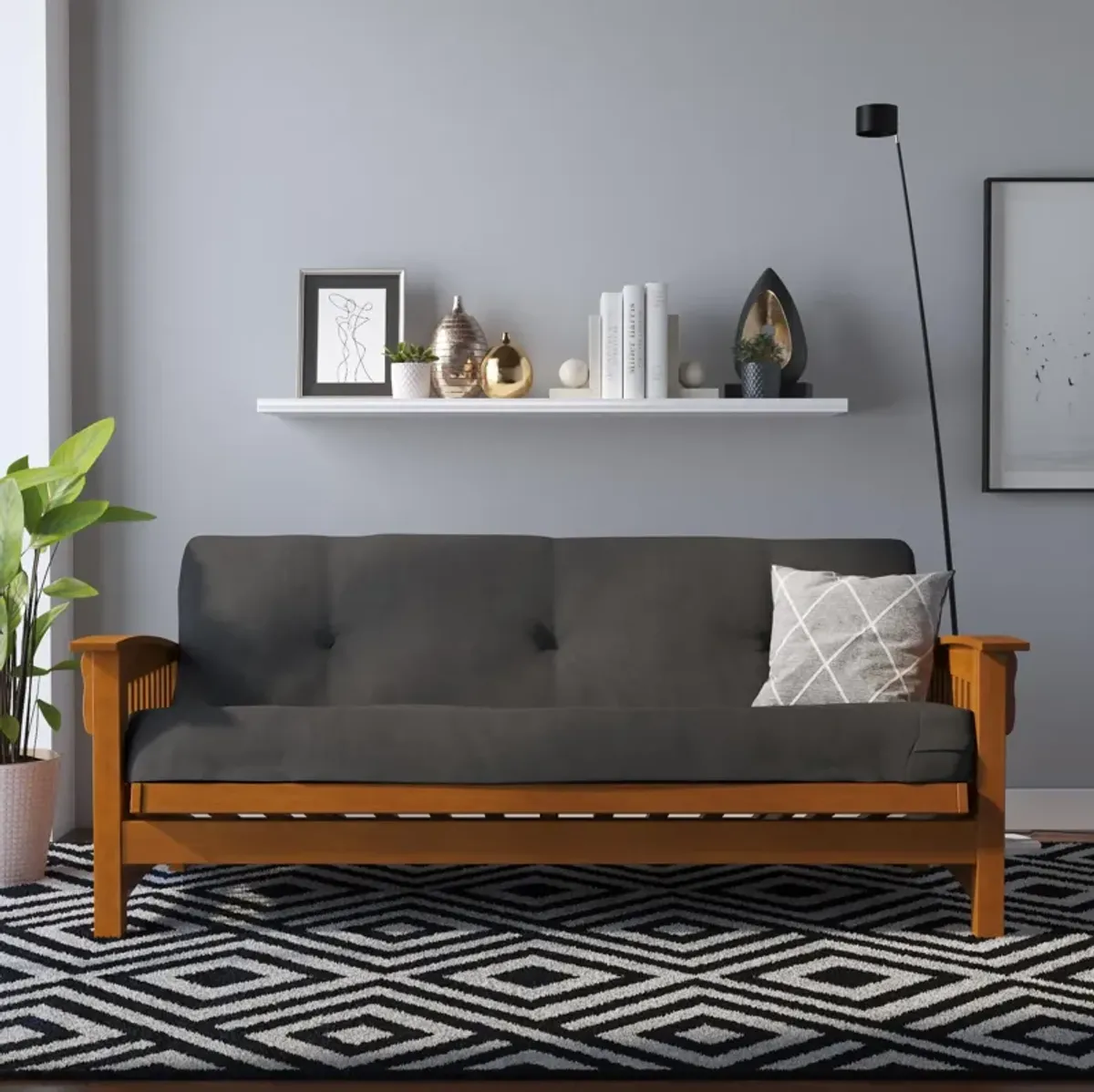 Eve 8 Inch Thermobonded High Density Polyester Fill Futon Mattress