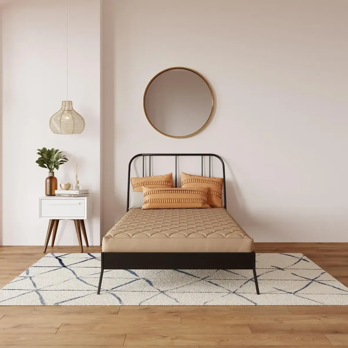 Dana 6 Inch Quilted Mattress with Machine Washable Cover