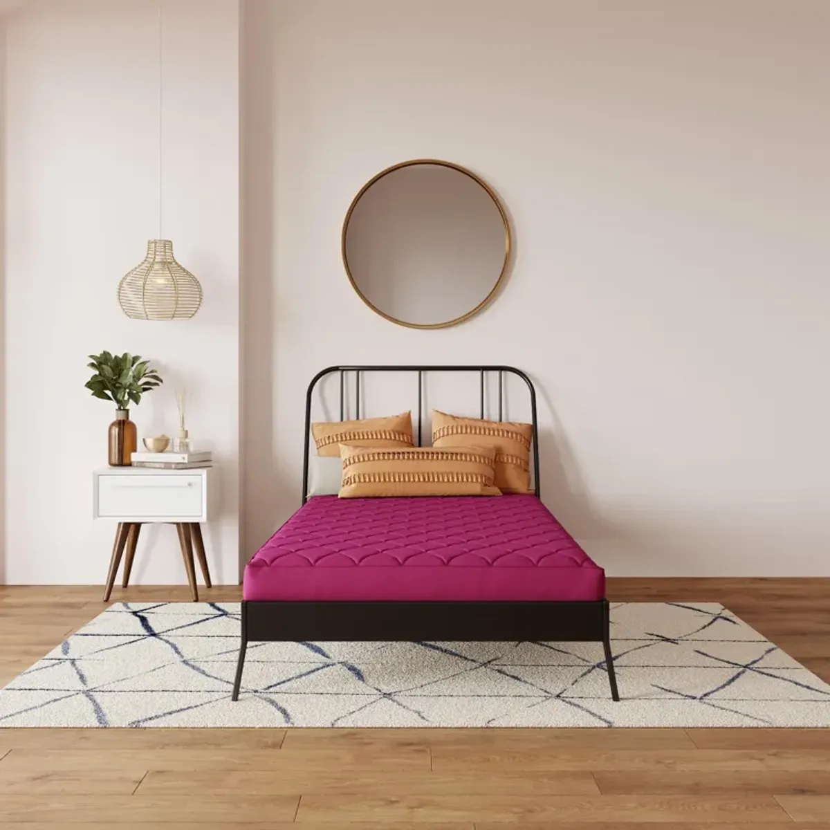 Dana 6 Inch Quilted Mattress with Machine Washable Cover