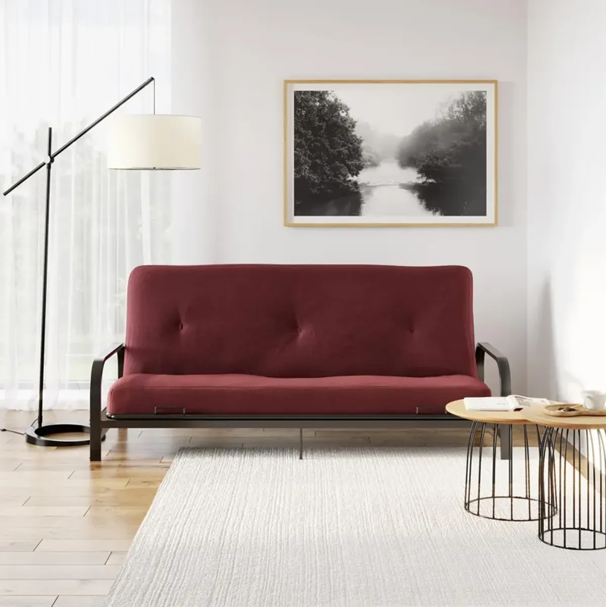 Carson 6 Inch Thermobonded High Density Polyester Fill Futon Mattress