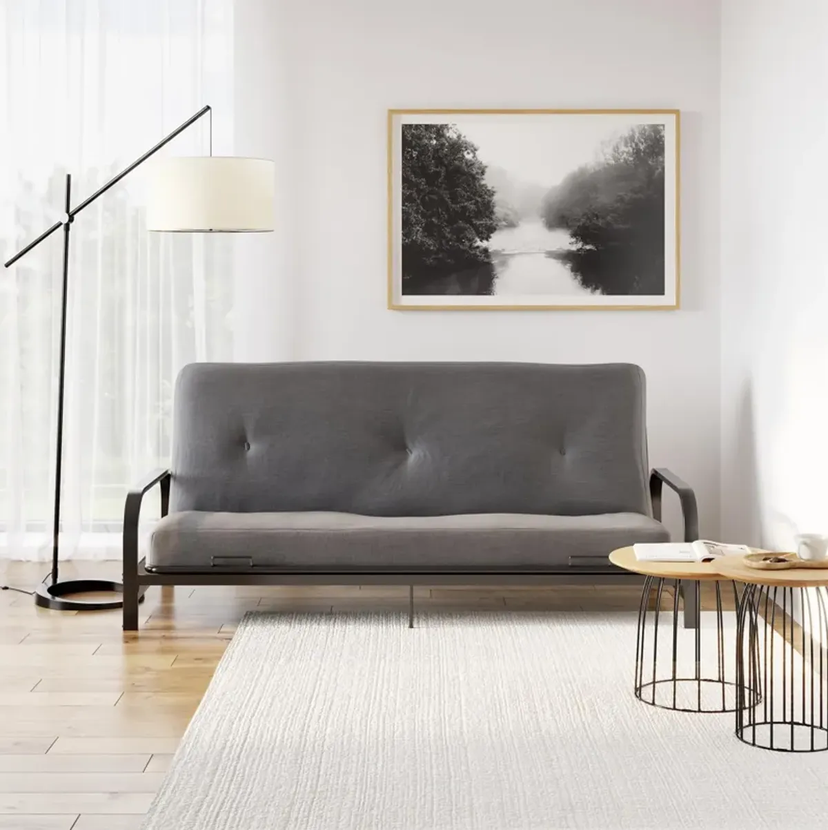 Carson 6 Inch Thermobonded High Density Polyester Fill Futon Mattress