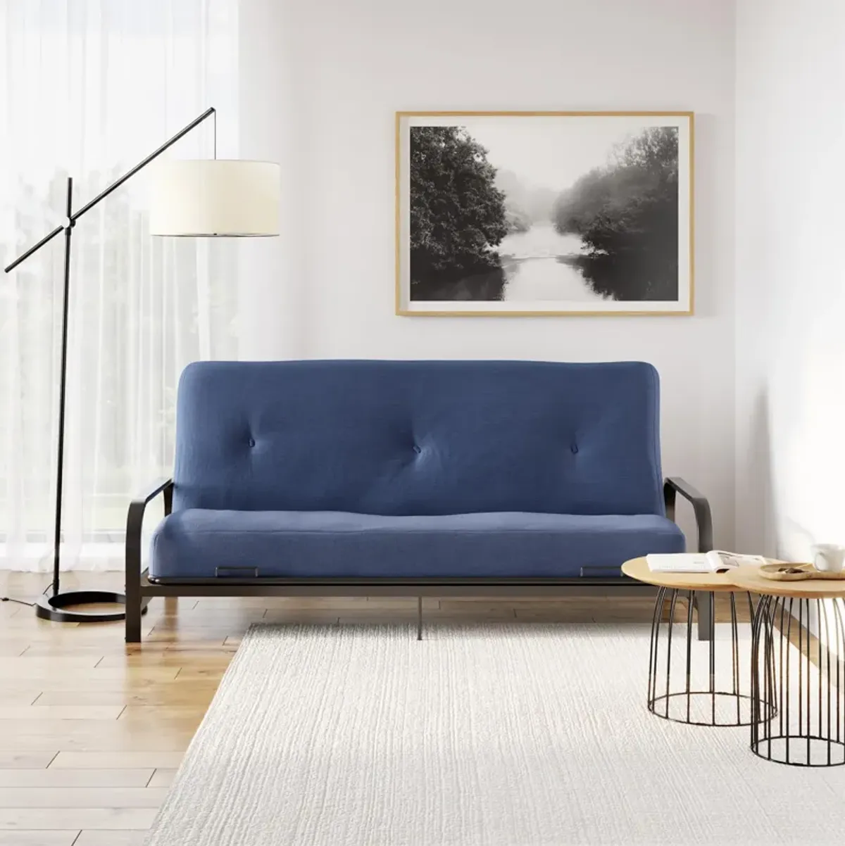 Carson 8 Inch Thermobonded High Density Polyester Fill Futon Mattress