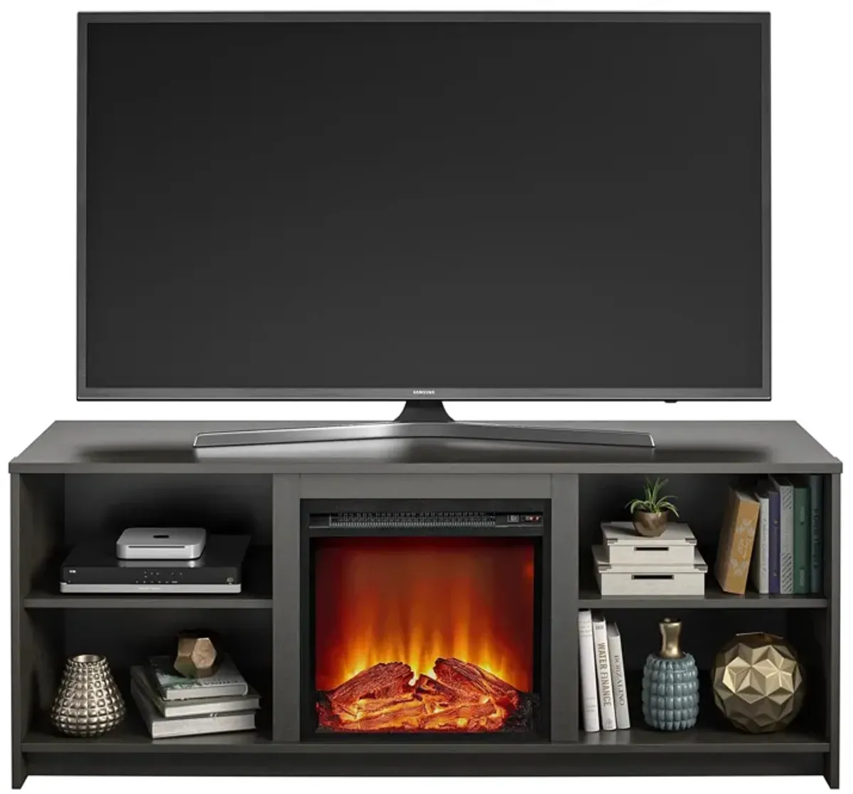 Cabrillo Fireplace TV Stand for TVs up to 65" and up to 120 lbs