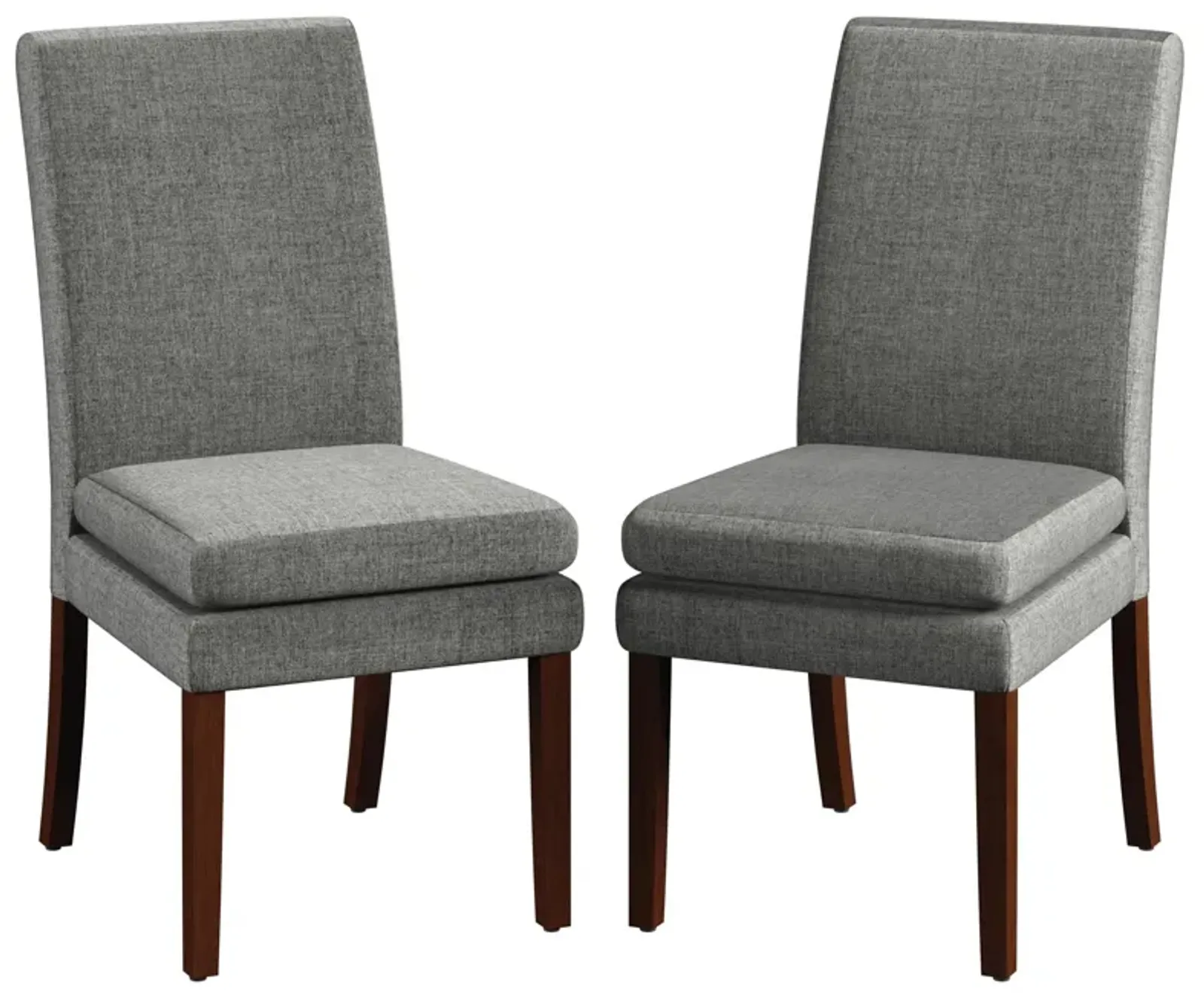 Clark Linen Upholstered Dining Chairs, Set of 2