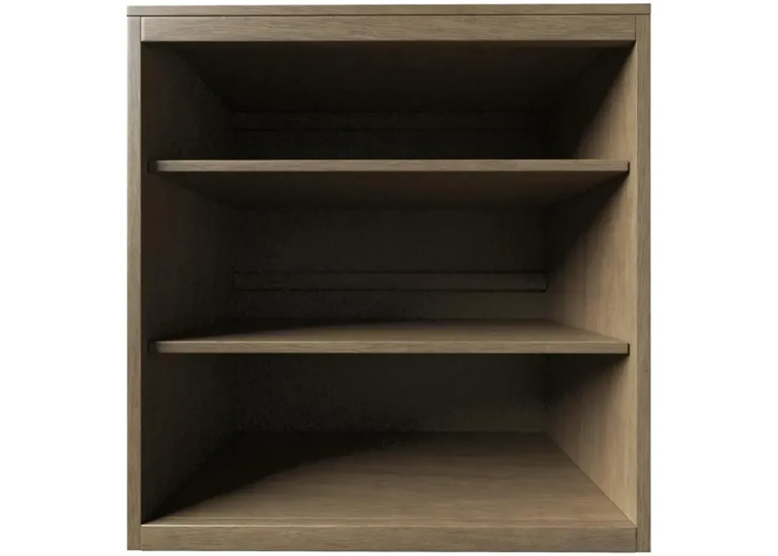 Marlowe Open Shelf Storage Unit with 3 Fixed Shelves