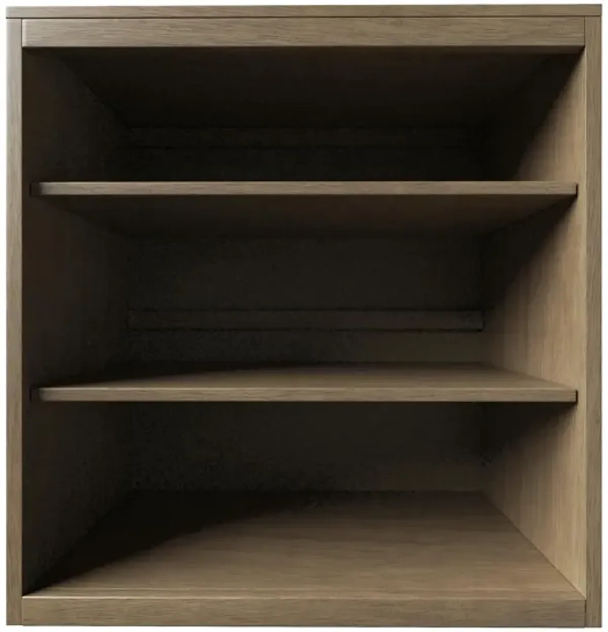 Marlowe Open Shelf Storage Unit with 3 Fixed Shelves