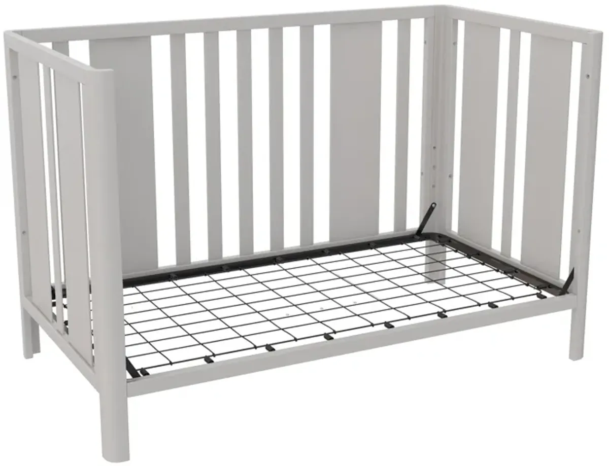 Crawford Curved Post 3 in 1 Crib with Adjustable Heights