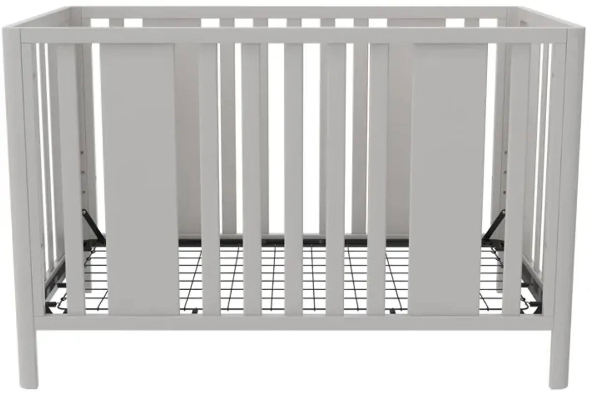 Crawford Curved Post 3 in 1 Crib with Adjustable Heights