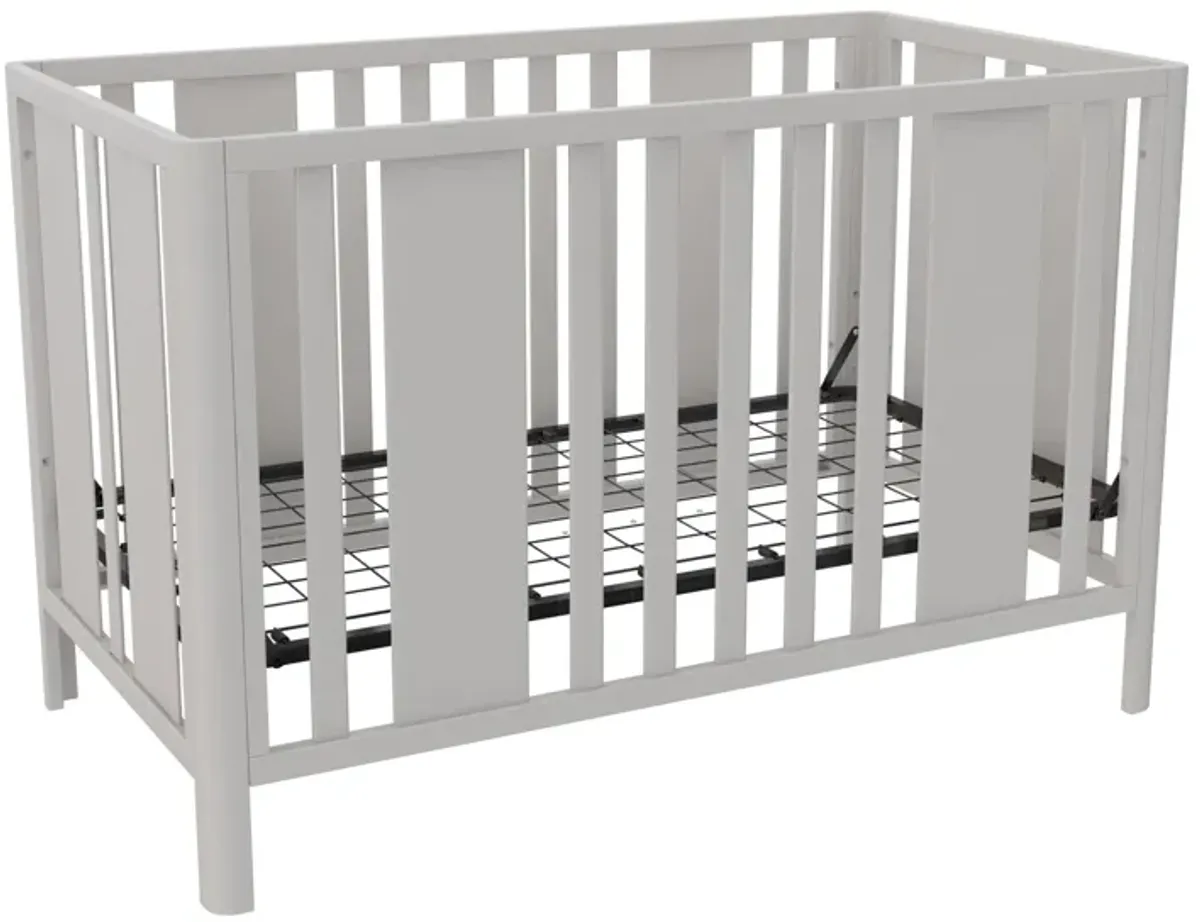 Crawford Curved Post 3 in 1 Crib with Adjustable Heights