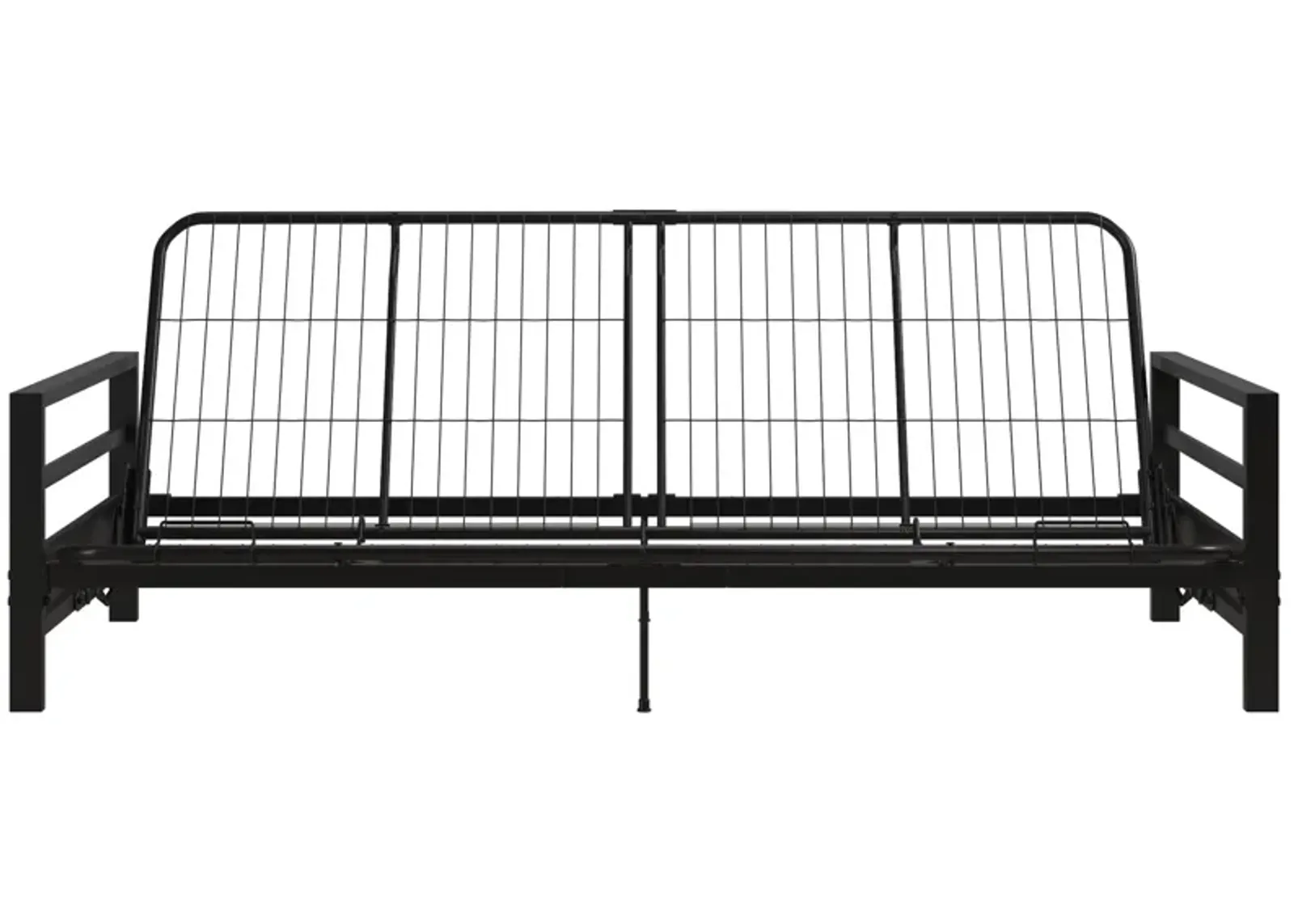 Miles Metal Futon Frame with Metal Mesh and Retainer Clips