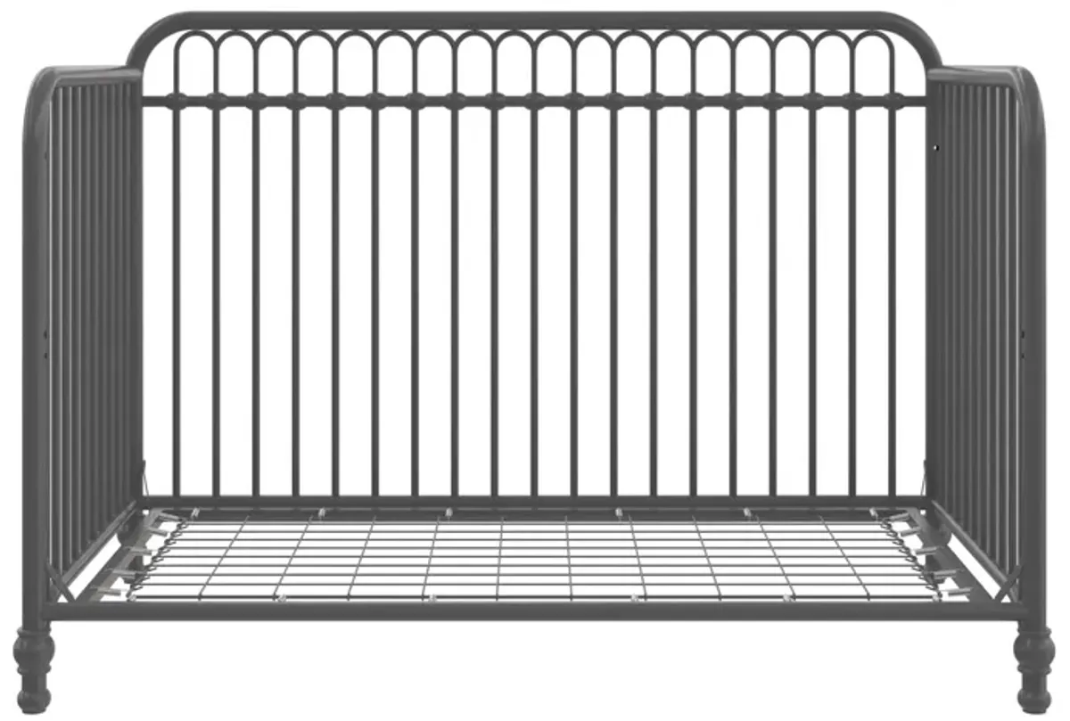 Little Seeds Raven 3-in-1 Metal Crib with Rounded Edges