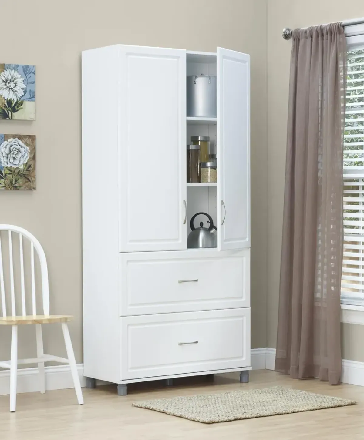 Kendall 36" Multipurpose Storage Cabinet with 5 Shelves