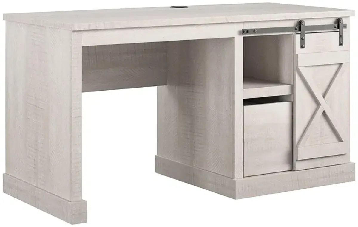 Knox County Single Pedestal Computer Desk