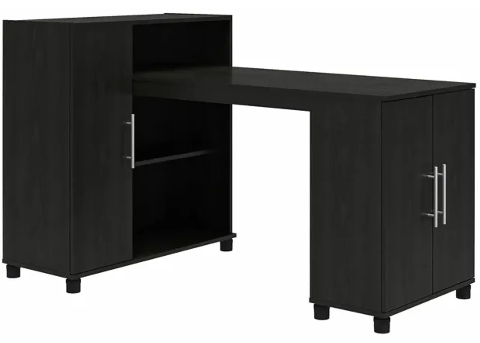 Camberly Hobby and Craft Desk with Storage Cabinet