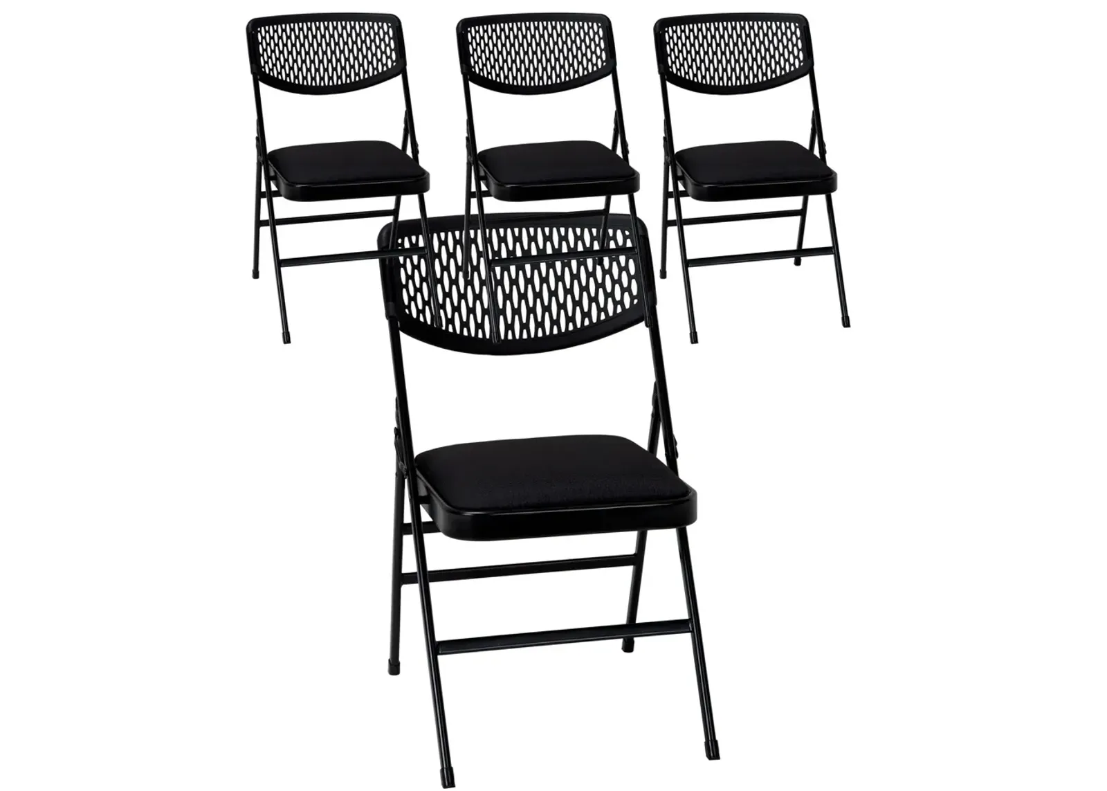 Ultra-Comfort Commercial XL Premium Fabric Padded Folding Chair Set