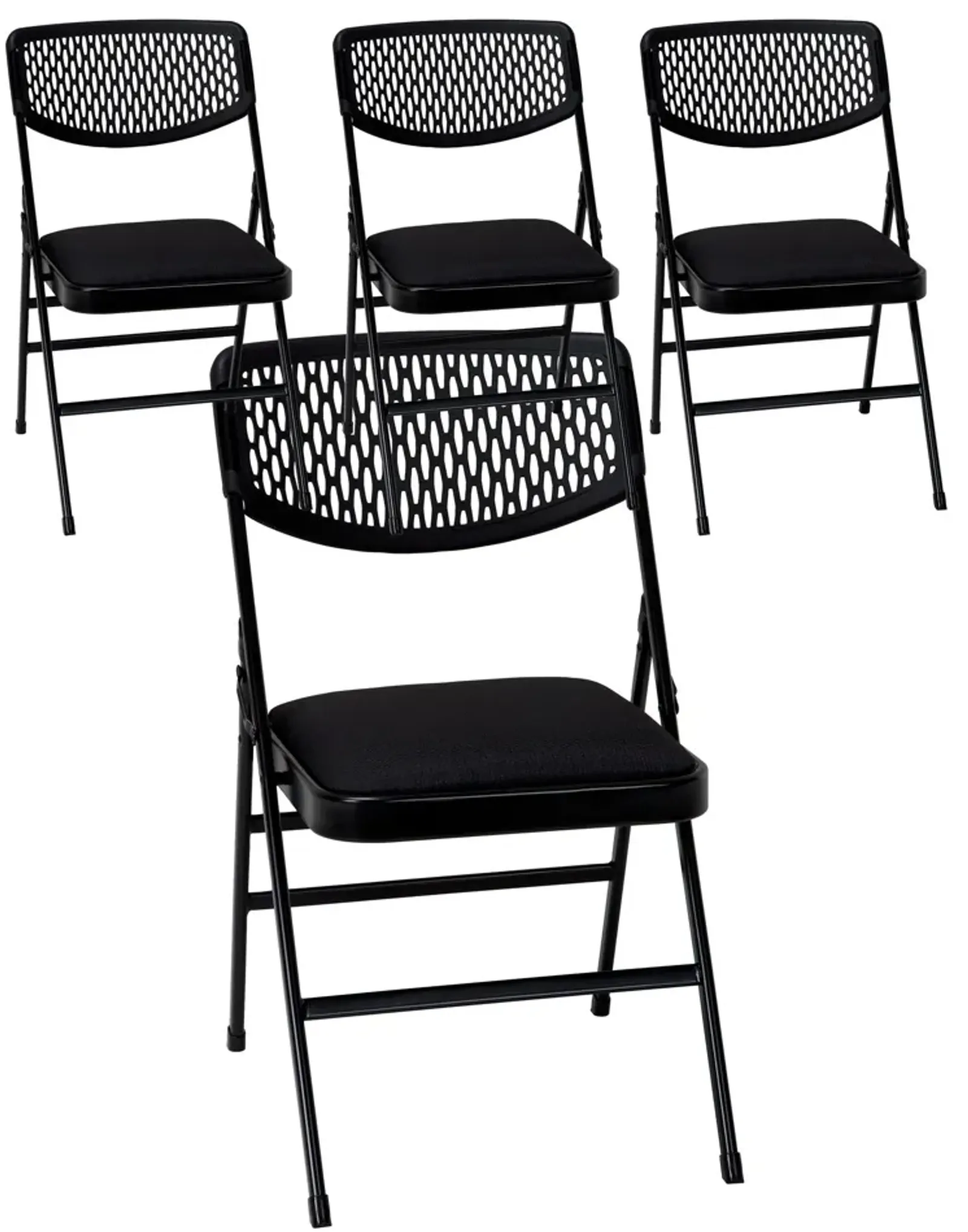 Ultra-Comfort Commercial XL Premium Fabric Padded Folding Chair Set