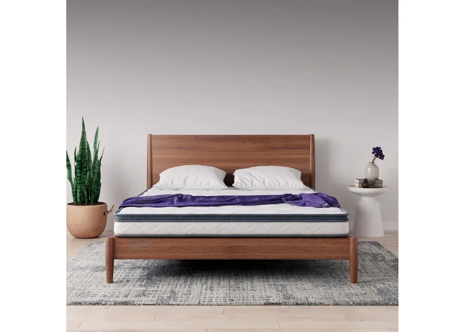 Essential 6" EuroTop Gel Memory Foam and Innerspring Hybrid Mattress