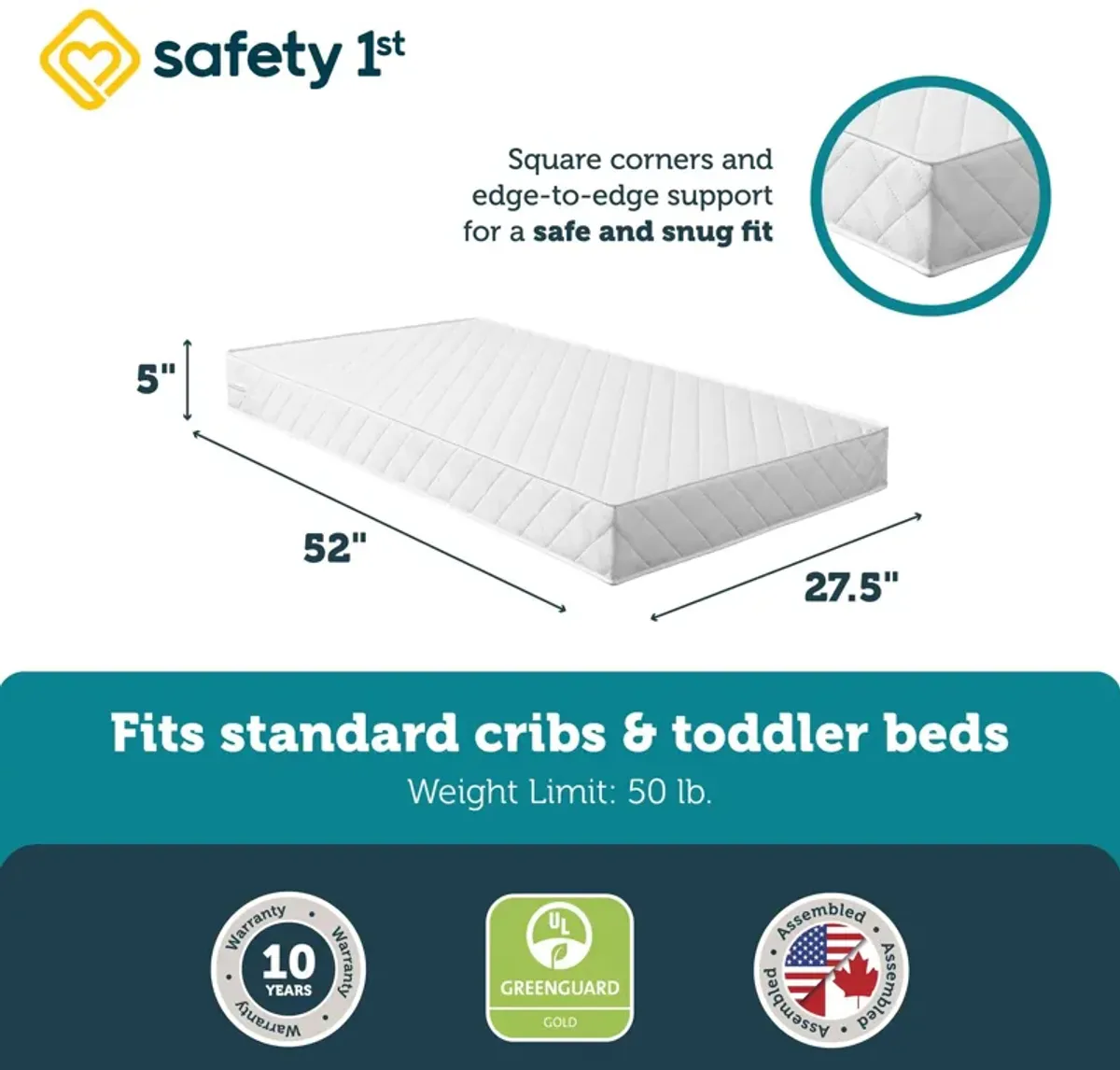 Transitions Crib & Toddler Bed Mattress