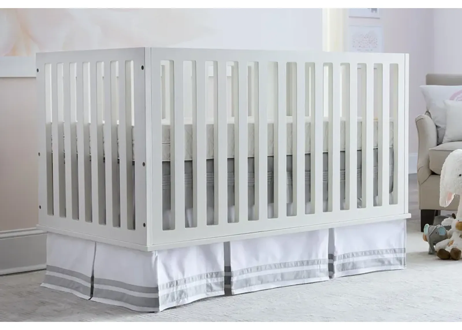 Precious Angel Grow with Me 2-in-1 Baby Crib & Toddler Bed Mattress