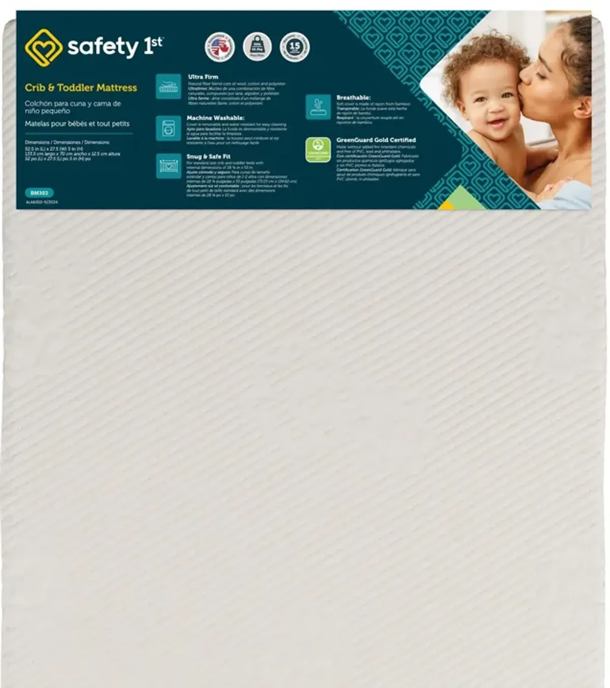 Precious Angel Supreme Firm Baby Crib & Toddler Mattress