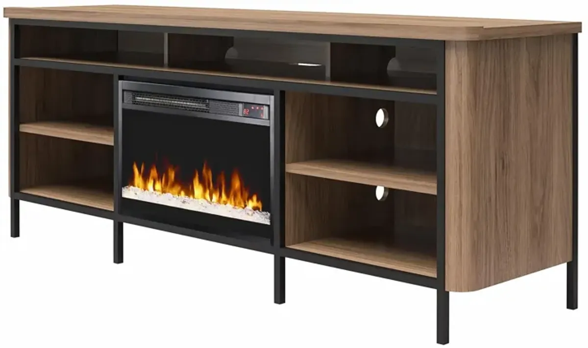 Danton Electric Fireplace TV Console for TVs up to 75 Inches