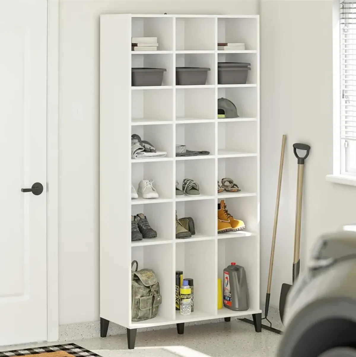 Flex Athletic Shoe Storage Cabinet for Boots & Tennis Shoes