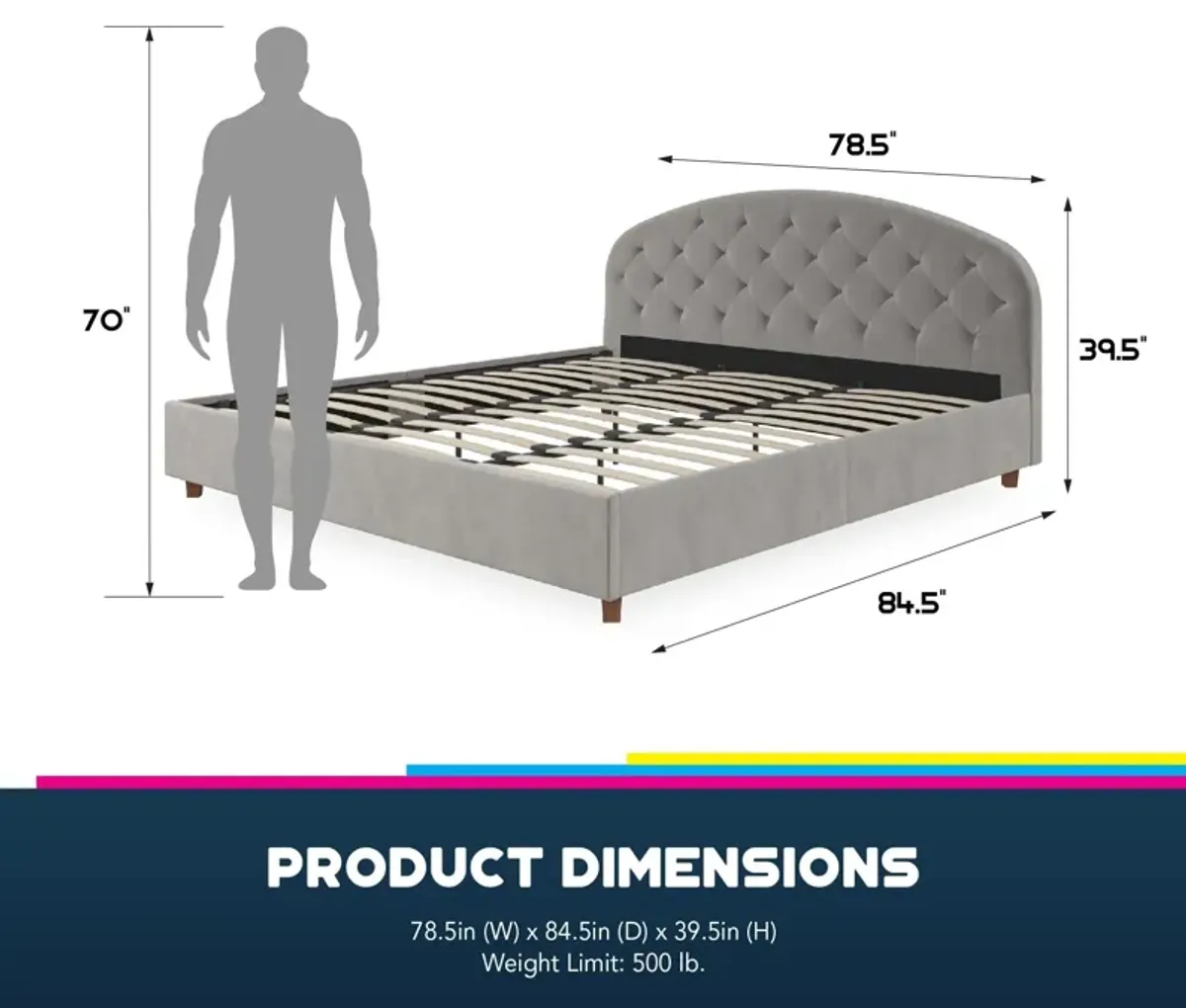 Ilena Upholstered Bed