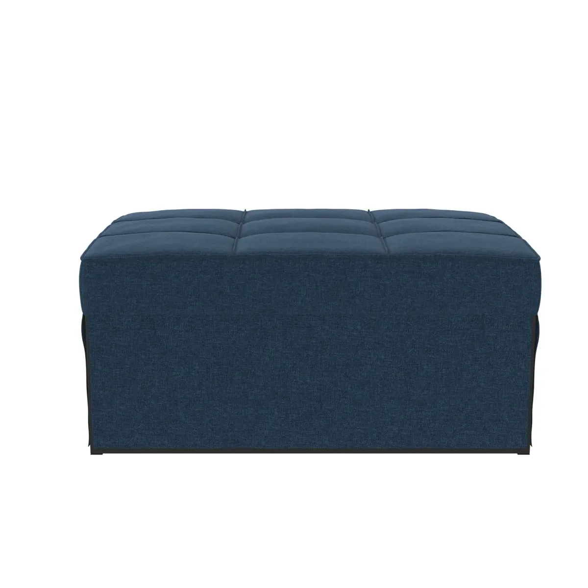 Convertible Lounger Ottoman Linen Sofa Chair with 4-in-1 Design