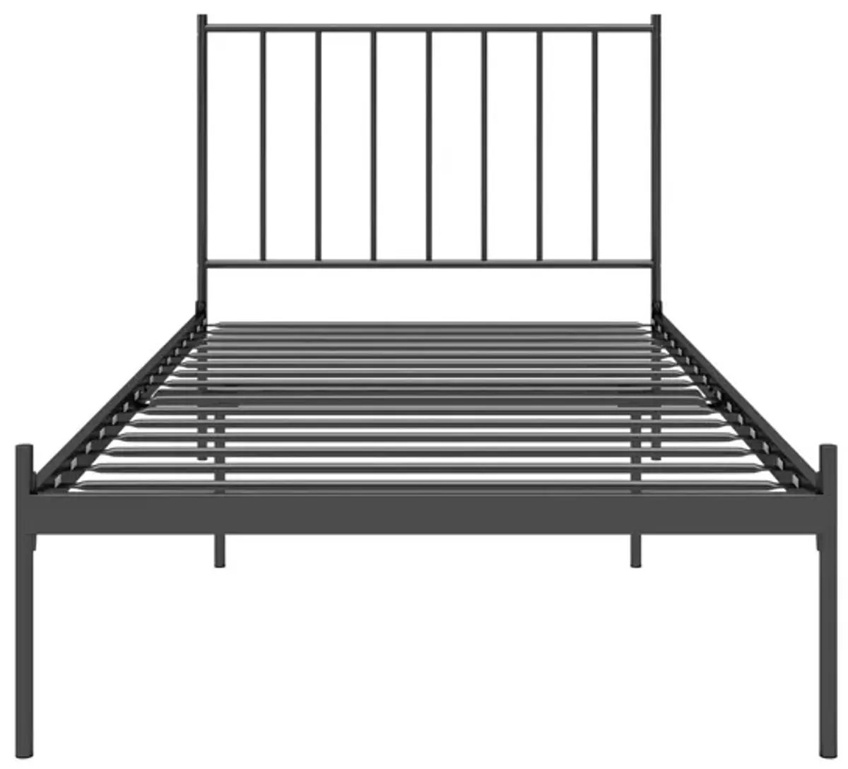 Ares Metal Bed with Adjustable Height Frame for Additional Under Bed Storage