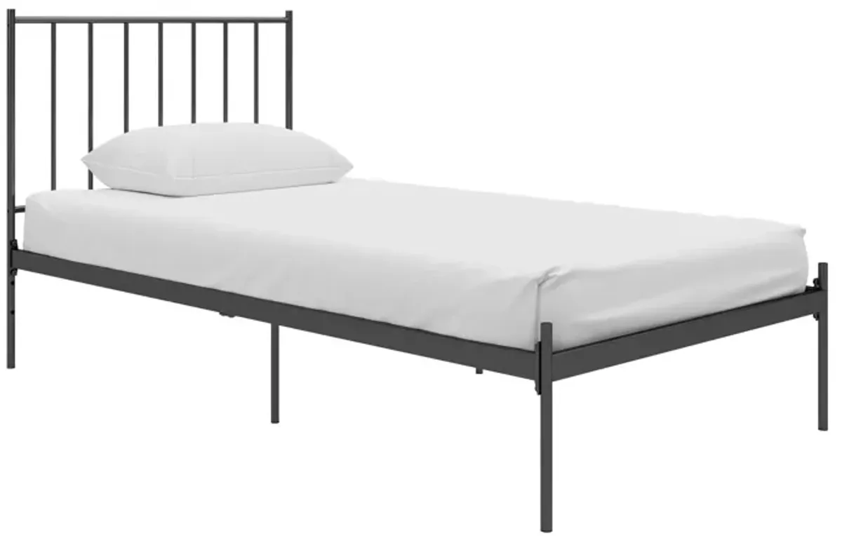 Ares Metal Bed with Adjustable Height Frame for Additional Under Bed Storage