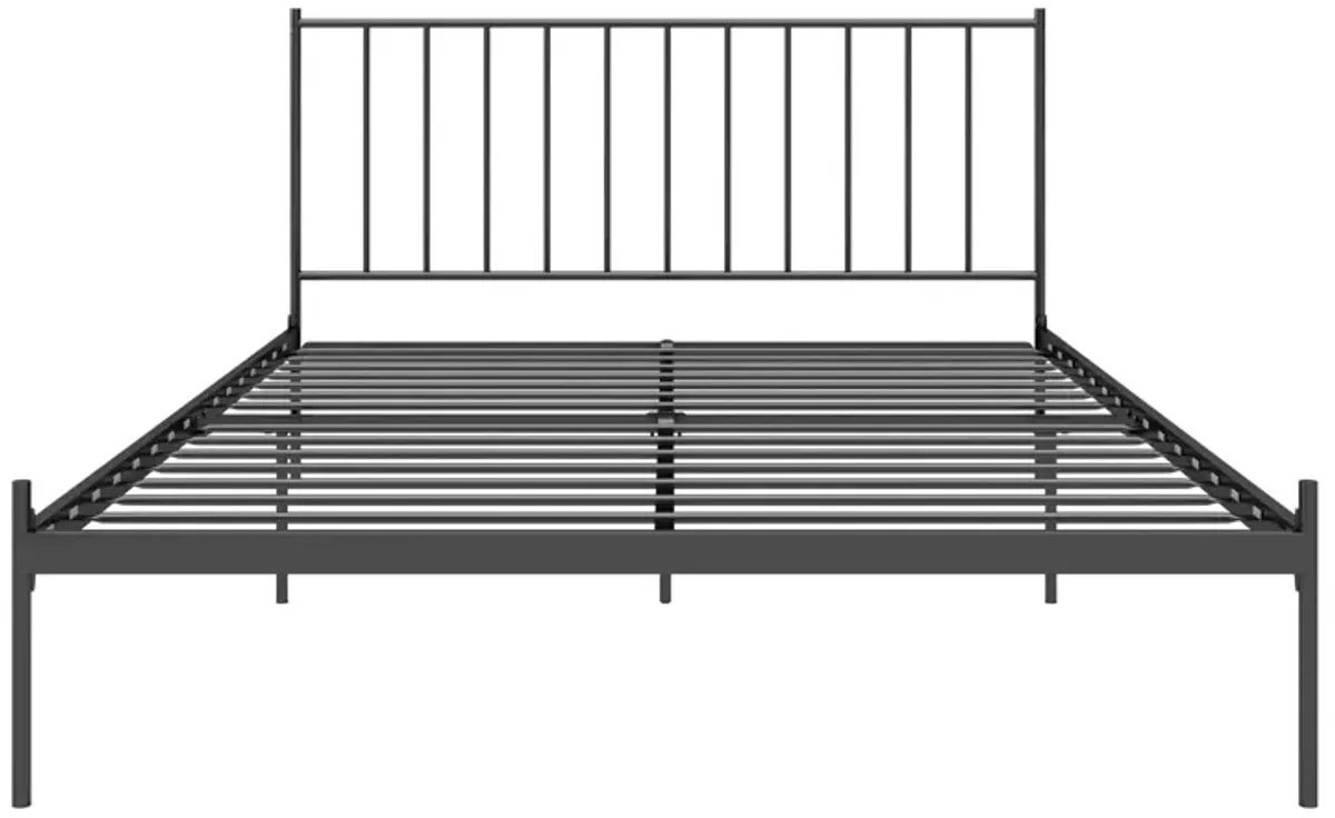 Ares Metal Bed with Adjustable Height Frame for Additional Under Bed Storage