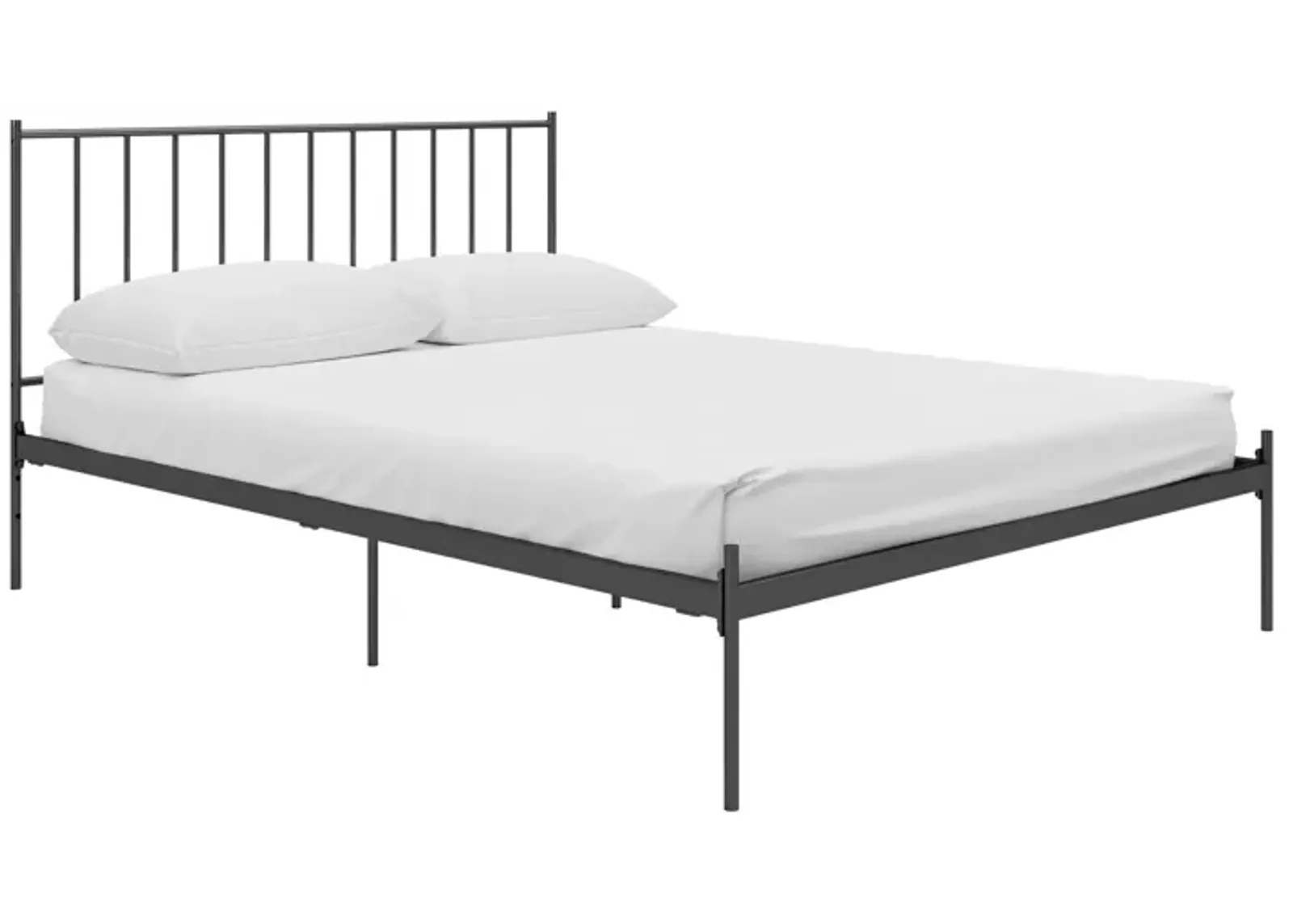 Ares Metal Bed with Adjustable Height Frame for Additional Under Bed Storage