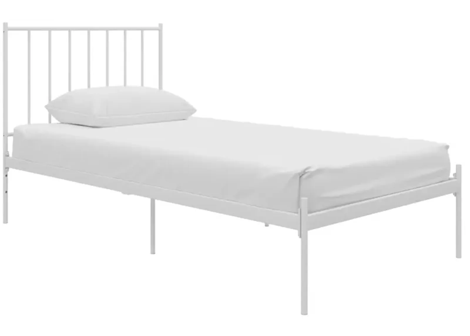 Ares Metal Bed with Adjustable Height Frame for Additional Under Bed Storage