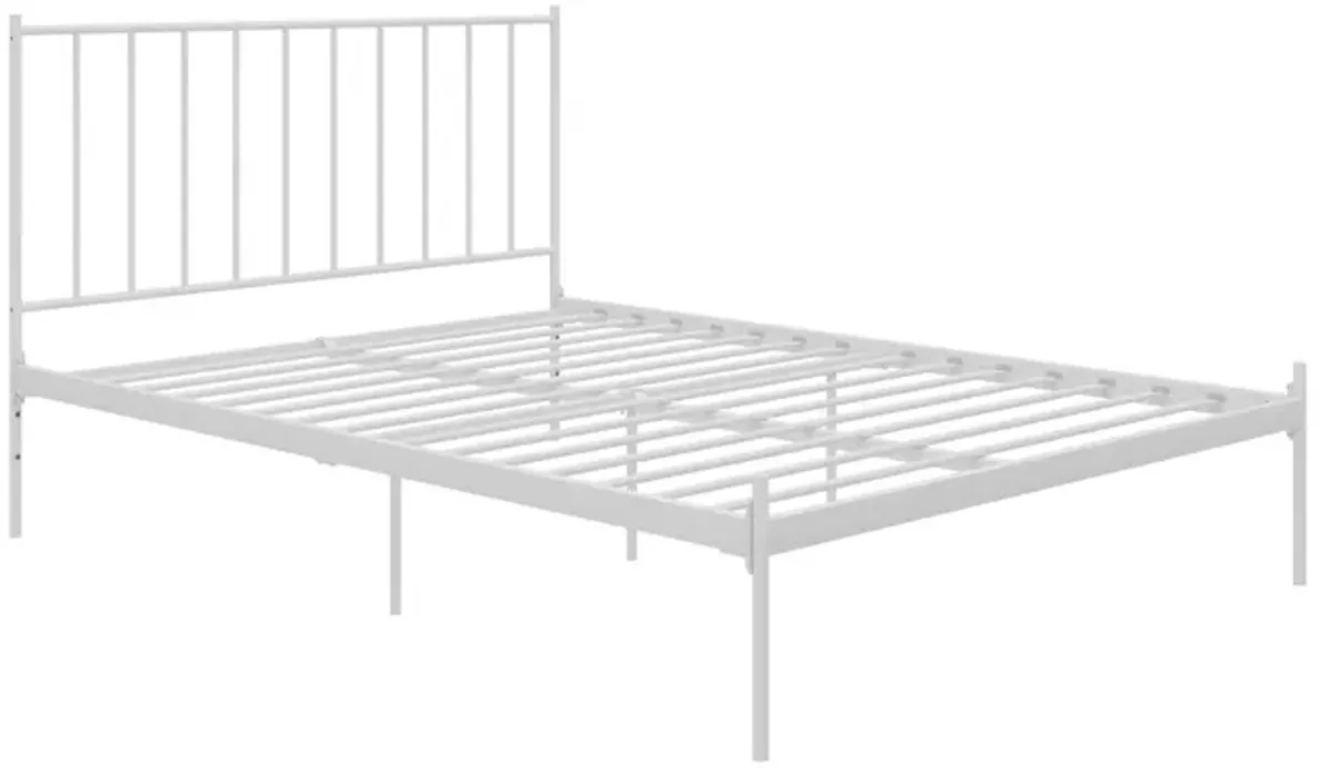 Ares Metal Bed with Adjustable Height Frame for Additional Under Bed Storage