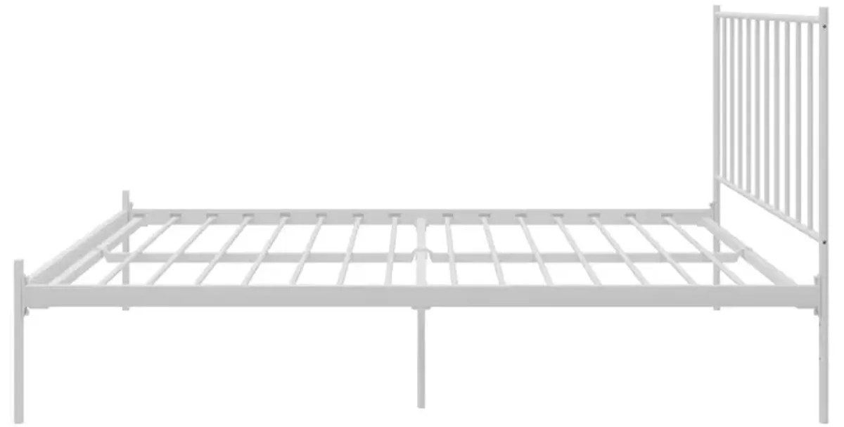 Ares Metal Bed with Adjustable Height Frame for Additional Under Bed Storage