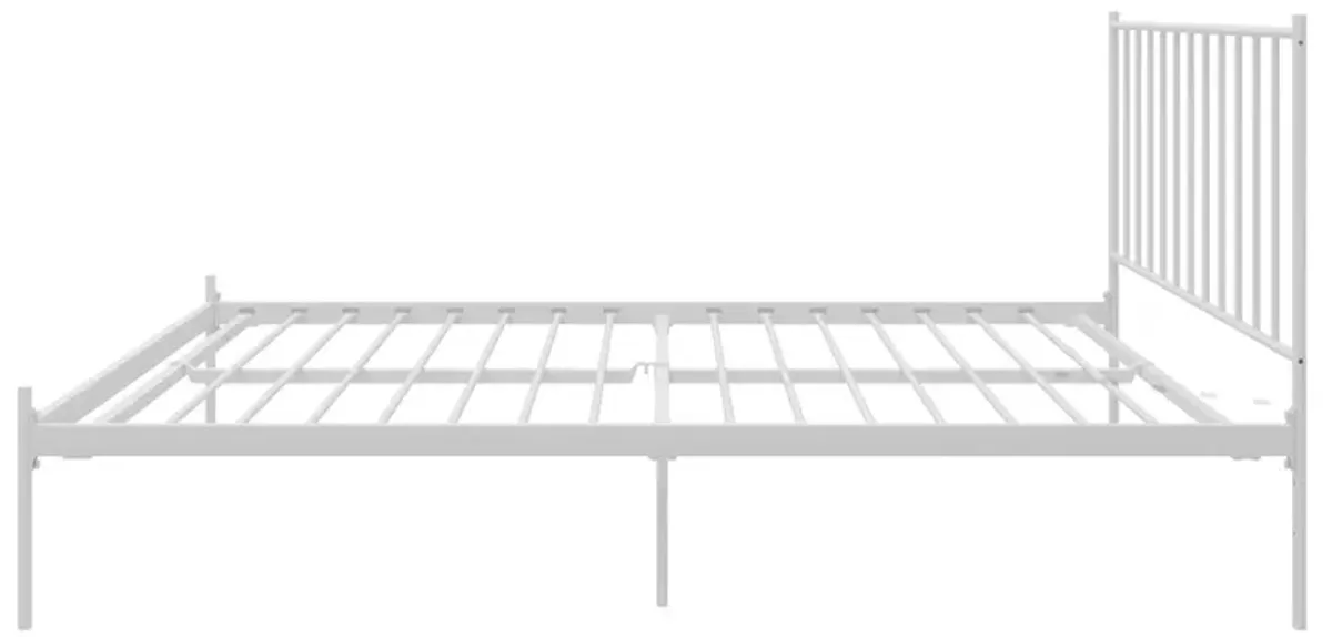 Ares Metal Bed with Adjustable Height Frame for Additional Under Bed Storage